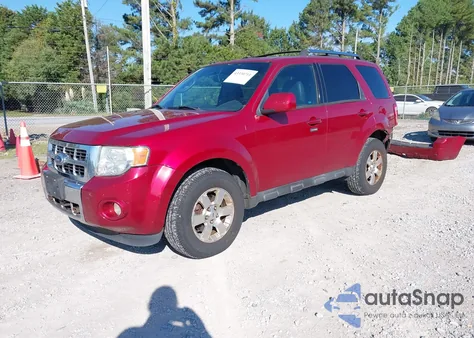 2012 Ford Escape Limited z USA, uszkodzony, nr VIN 1FMCU9EG7CKA58462